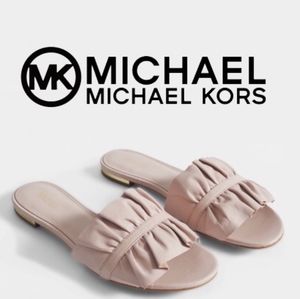 Michael kors pink sandals